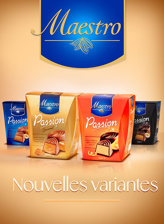 ماسترو باسيون - شوكولاتة مع ملء جديد